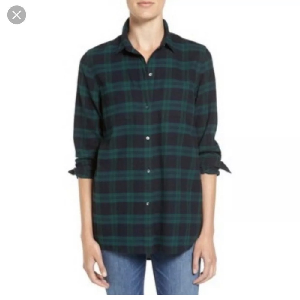 Madewell Classic Ex Boyfriend Flannel Shirt